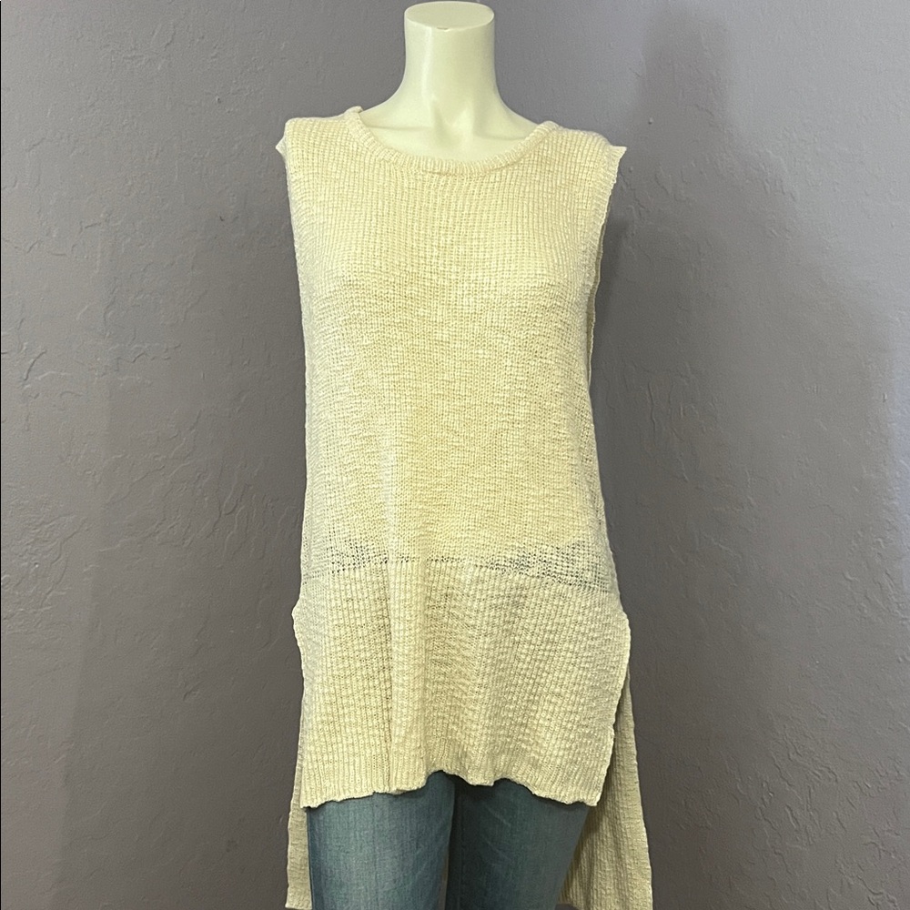 Infinity Raine Cream Knit Tunic